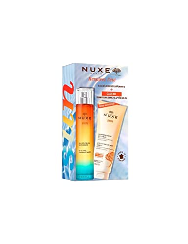 Nuxe Sun Eau Délicieuse Parfumante Vaporisateur + Shampoing Douche Après-Soleil Offert