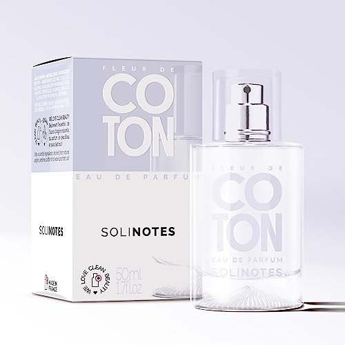 Parfum Femme SOLINOTES Coton | Floral et Apaisante - Parfum Parfaire en Cadeau - 50 ml