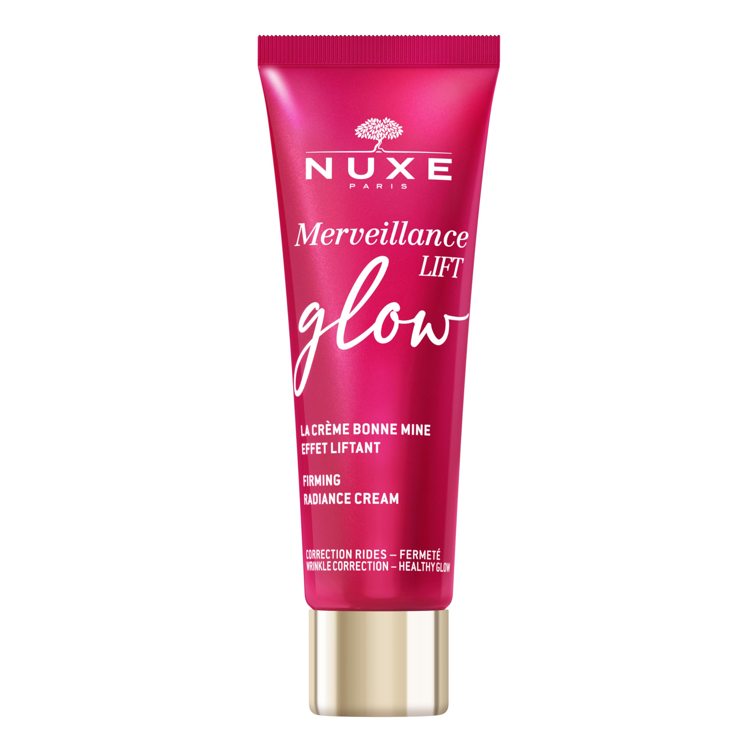 Nuxe Crème Merveillance Lift Glow - Anti-Ageing Crème Élevée 50ml pour Femme - Effet Lifting et Éclat Naturel