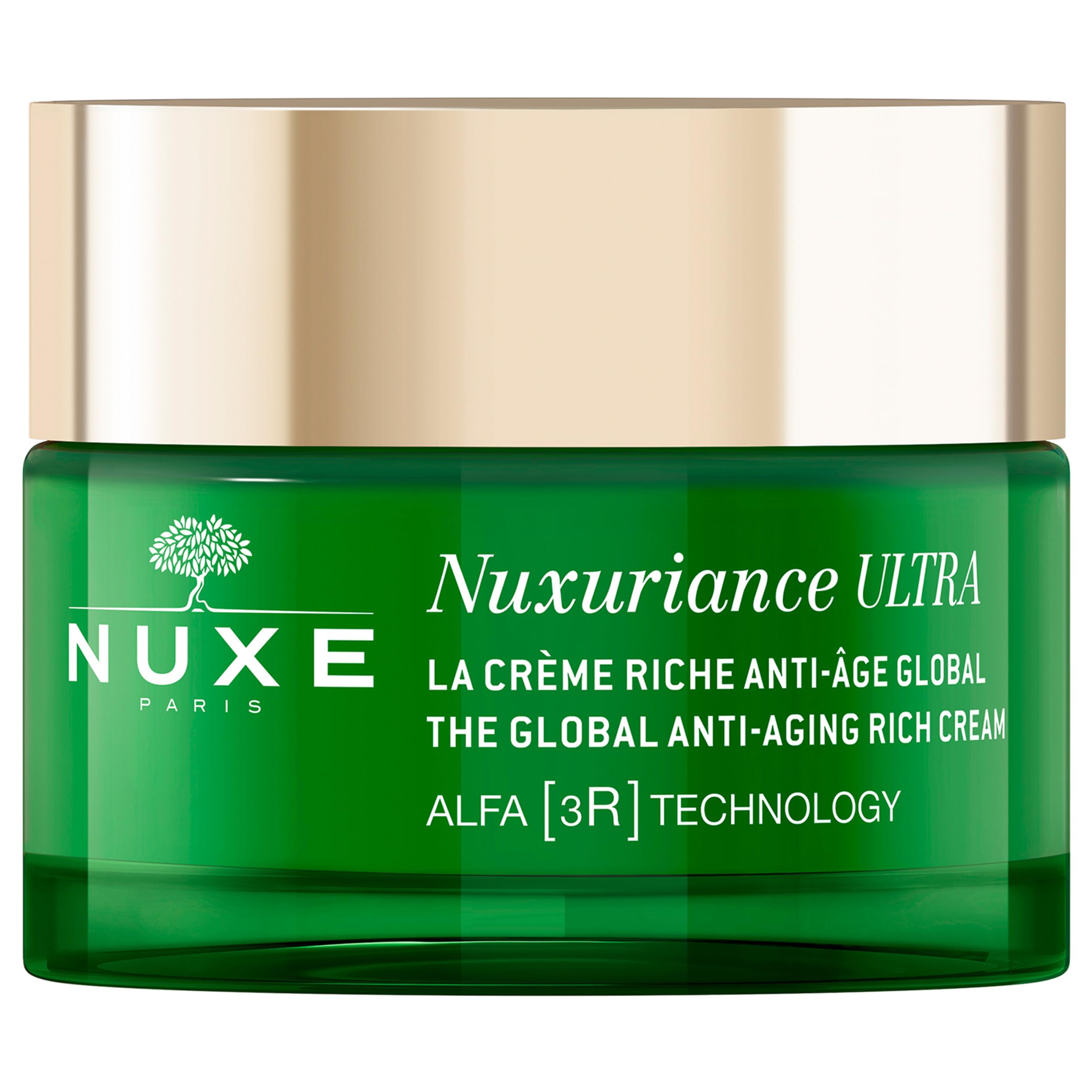 NUXE Nuxuriance Ultra Crème de Jour Riche pour Peau Sèche et Fatiguée Matin et Soir Hydratante et Régénérante 50ml